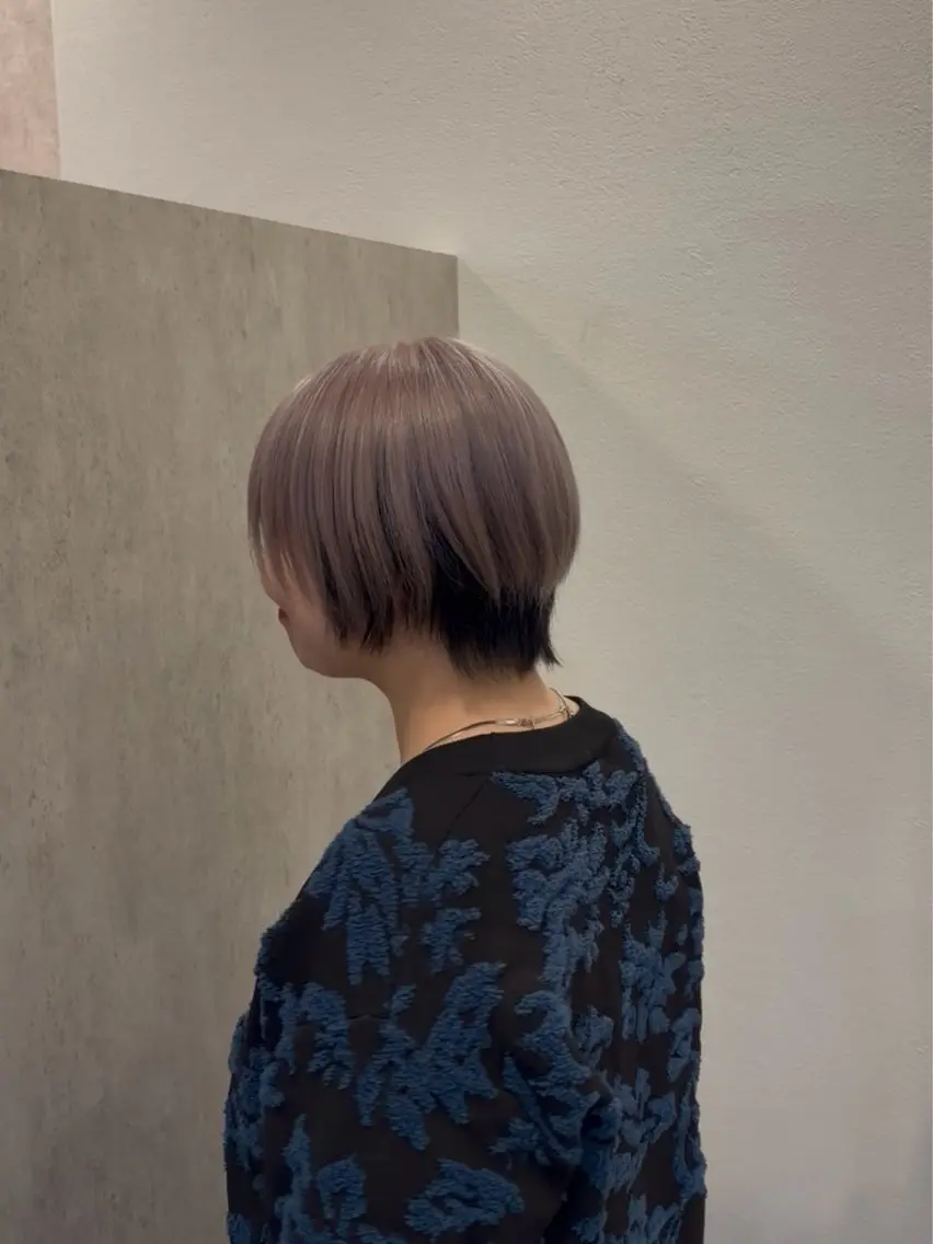 ショート ヘアカラー トリートメント 平瀬 胡桃のヘアスタイル