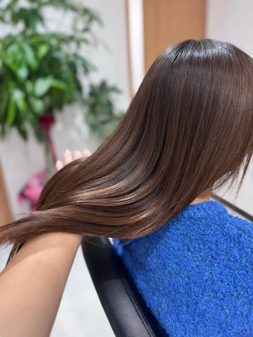 ロング カラー カット ヘアカラー トリートメント 杉村 太陽のヘアスタイル