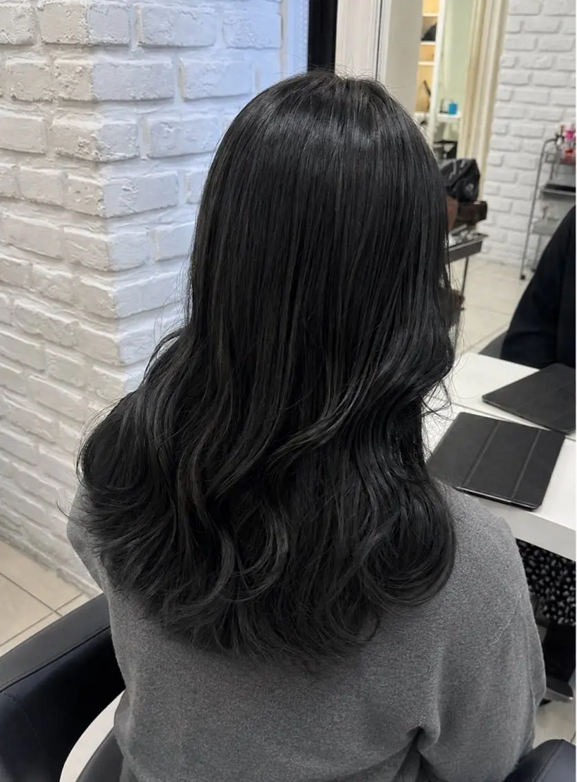 ロング カット ヘアカラー 【レイヤー/透明感 カラー】🖤ゆまののヘアスタイル