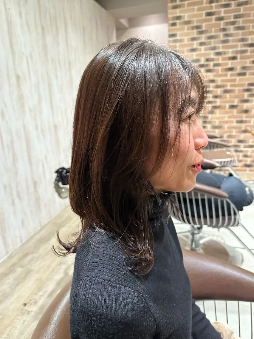 ミディアム くびれヘア Miyu 🌙⭐︎のヘアスタイル