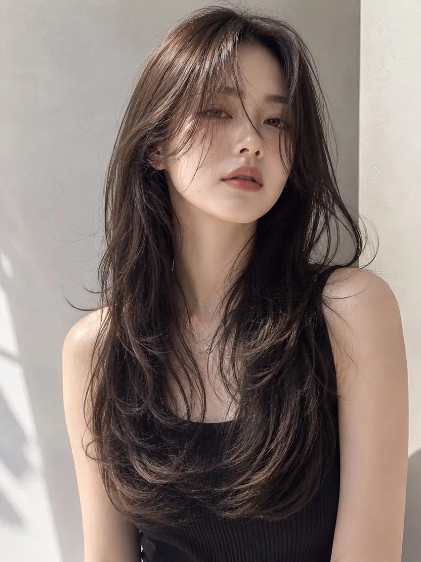 ロング カット ヘアカラー MODE K’s西宮 JR西宮のヘアスタイル