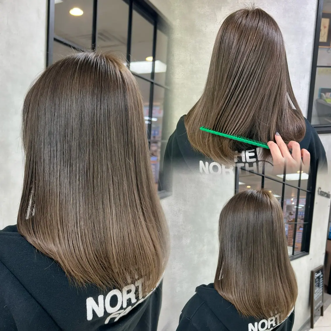 セミロング ヘアカラー トリートメント 🌈半谷 千尋⛅️✨のヘアスタイル