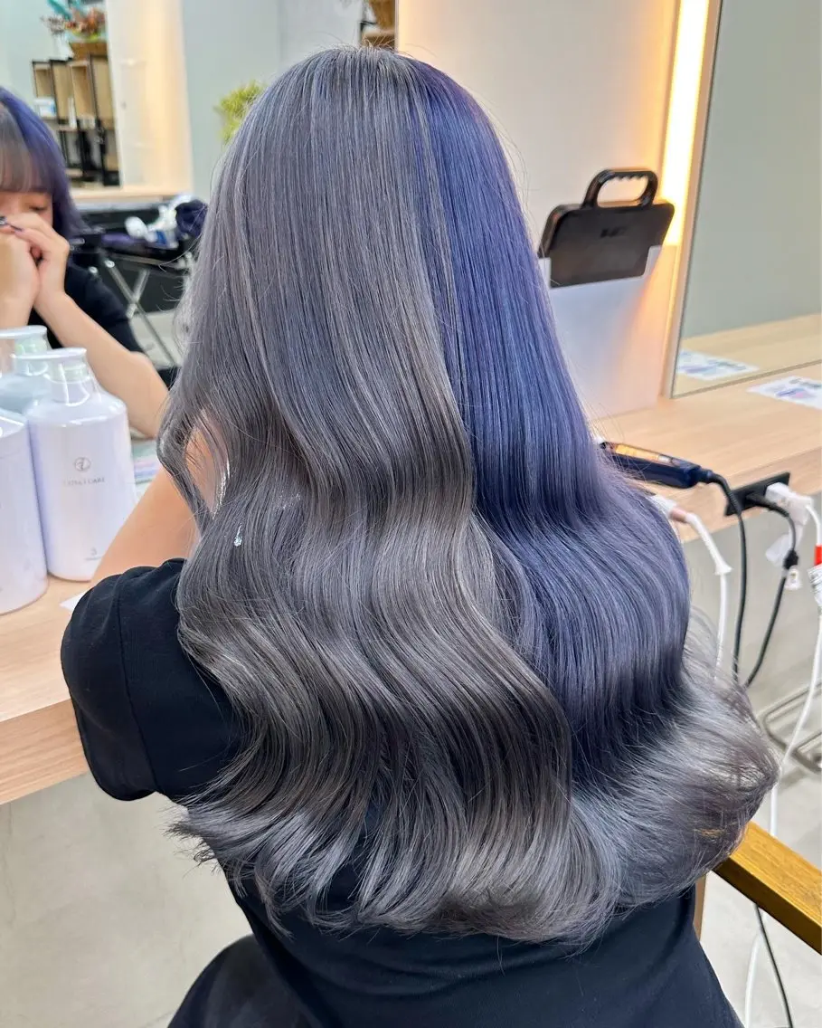 ロング カラー カット ヘアカラー トリートメント 𝐑𝐲𝐮𝐤𝐢 【店長】ALEAPのヘアスタイル
