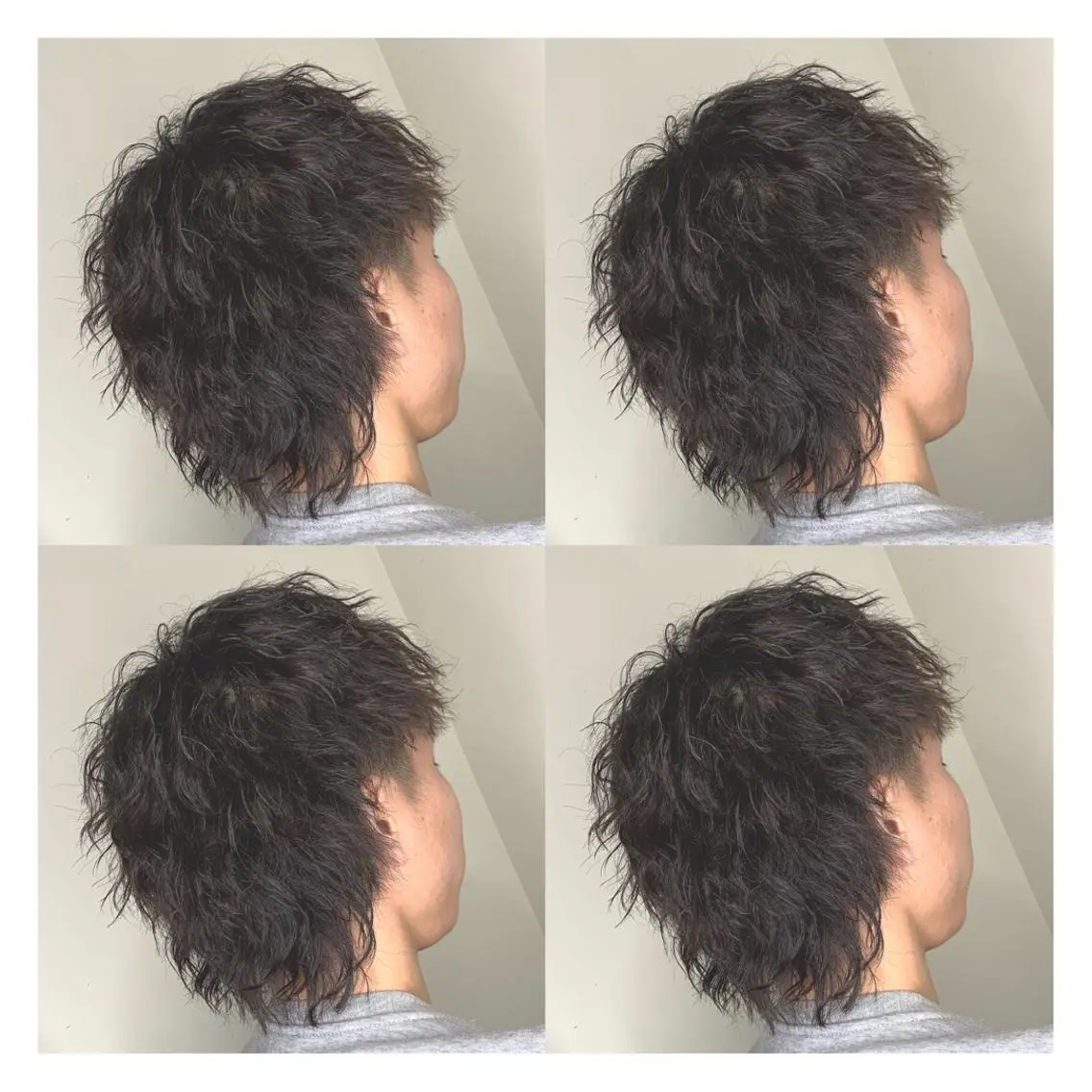 ショート カラー パーマ メンズ ange☞ soutaのヘアスタイル