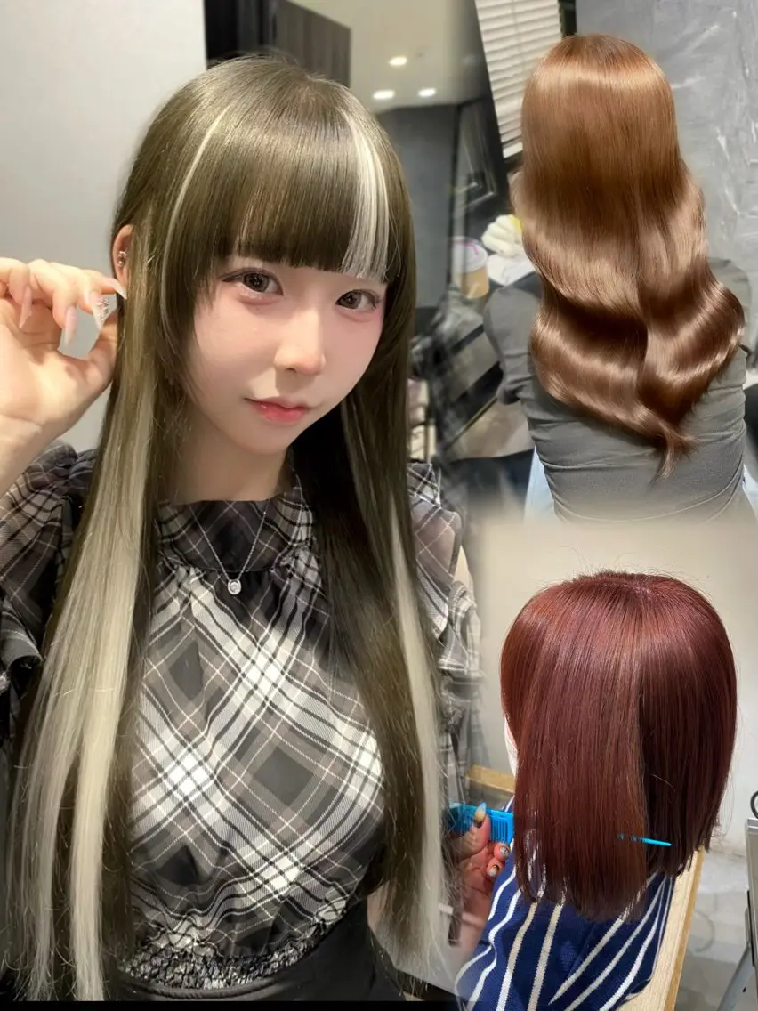 カラー ヘアカラー 大阪梅田カラーカット モデル募集中🦋サヤのヘアスタイル