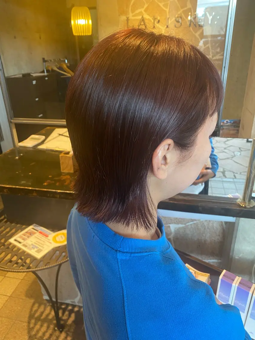 ミディアム ラピスキーズ 寺本のヘアスタイル