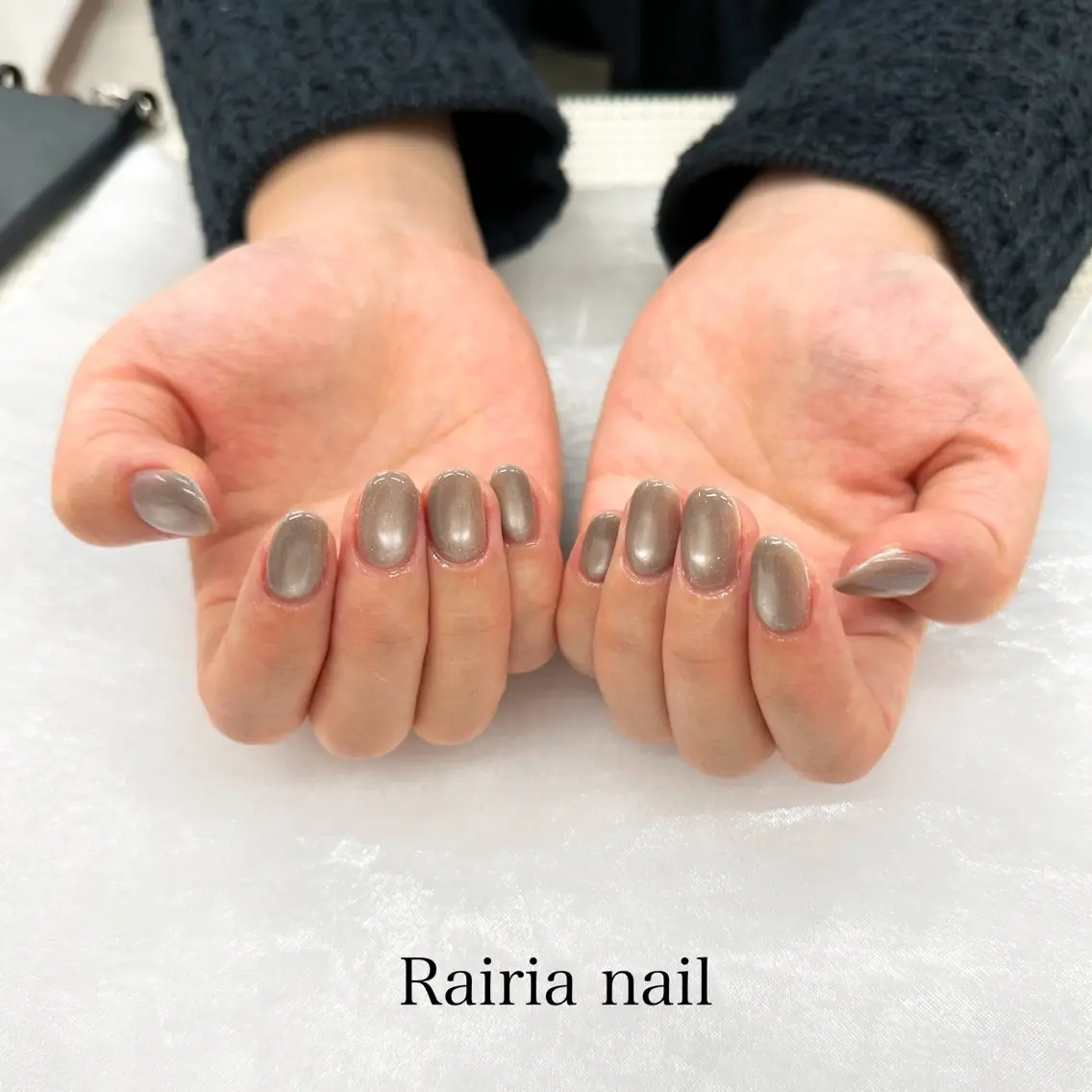 ネイル アートネイル ジェルネイル マグネットネイル マグネットワンカラー ワンカラーネイル Rairia Yamaguchiのネイルデザイン
