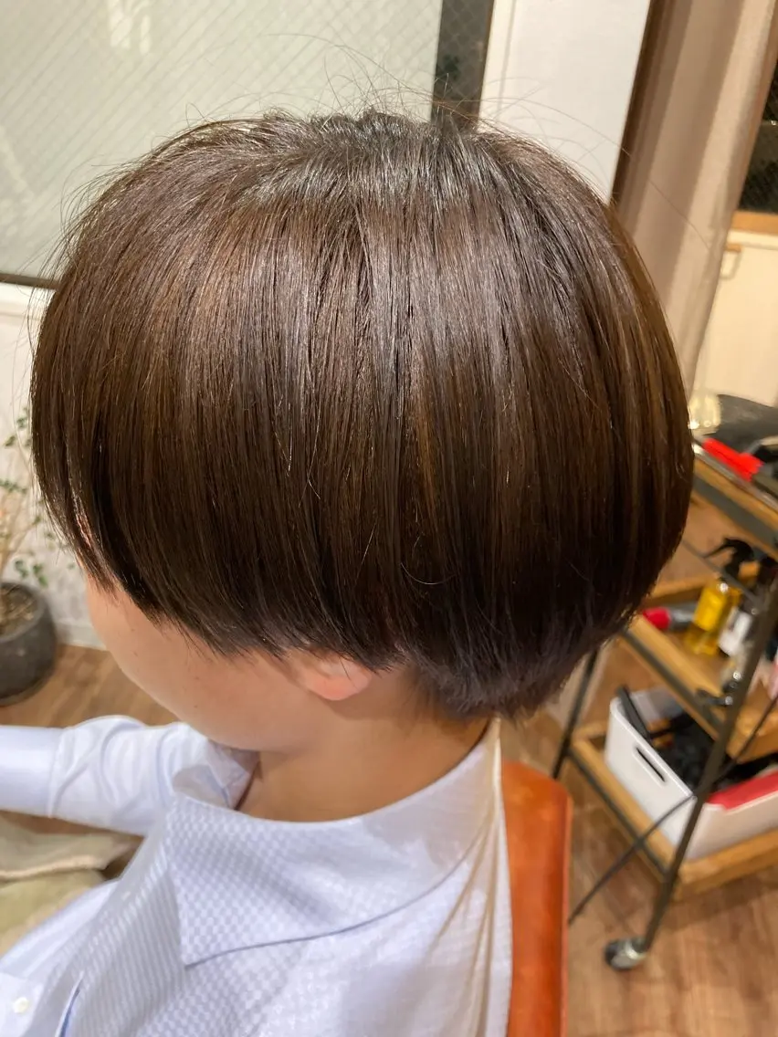 カラー メンズ 透明感カラー 【ミニモ限定価格】 城下竜二のヘアスタイル