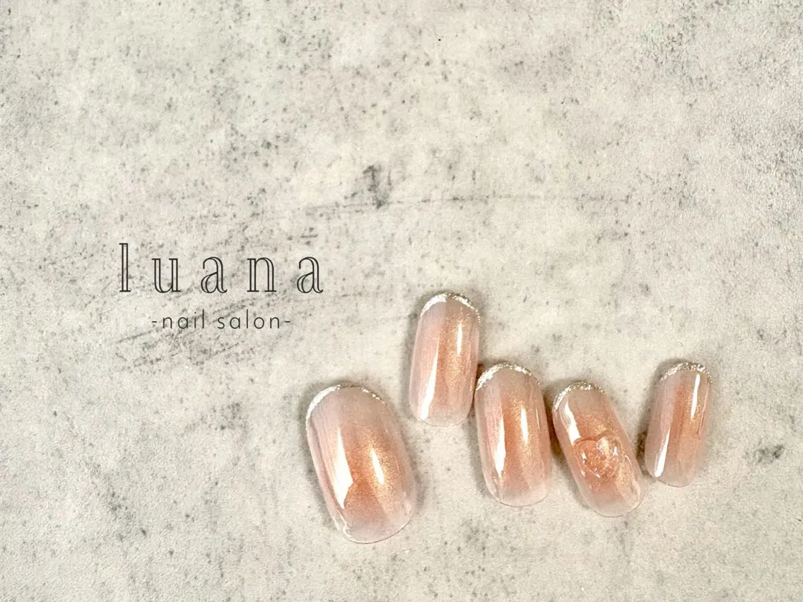 ネイル フットネイル ジェルネイル 韓国ネイル マグネットネイル 持ち込み luana ネイルサロンのネイルデザイン