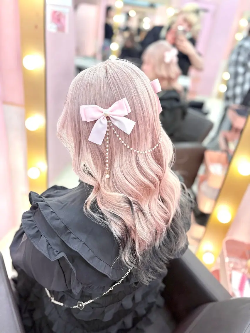 ロング カラー 甘ふわgirly🎀 ハイトーン🤍Ramのヘアスタイル