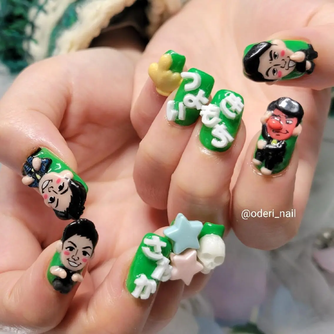 ネイル アートネイル ジェルネイル おで@ oderi_nailのネイルデザイン