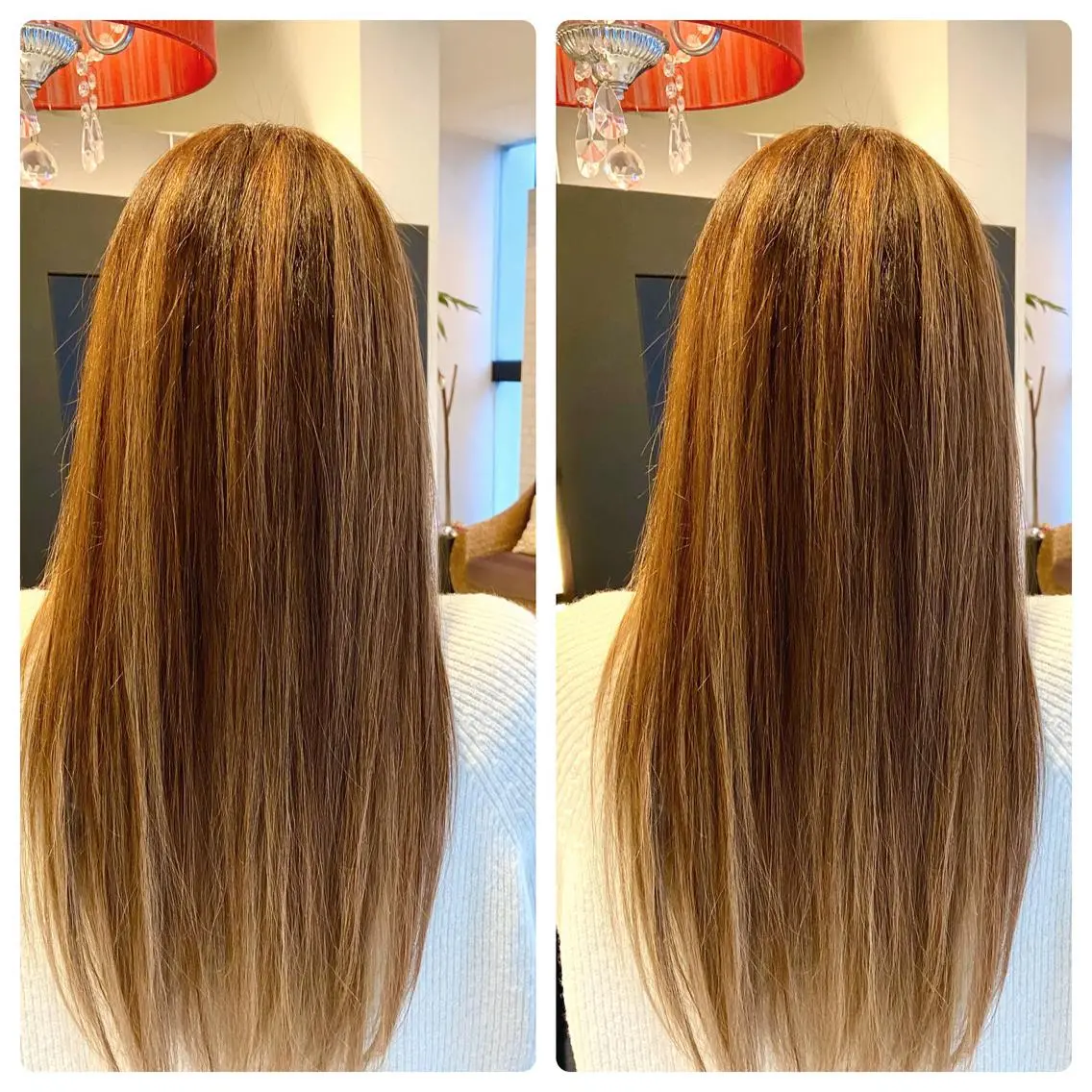 ロング レイヤーカット ヘアカラー トリートメント 浅川 実行のヘアスタイル