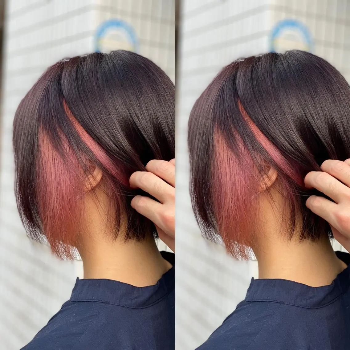 ミディアム カラー インナーカラー ピンクカラー 梅田中崎町髪質改善 /オキヒロト/エコルのヘアスタイル