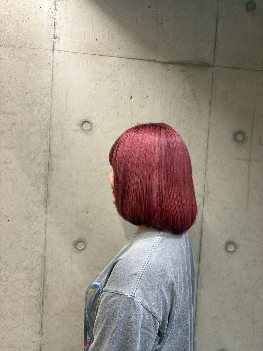 ミディアム 中尾 妃萌那のヘアスタイル
