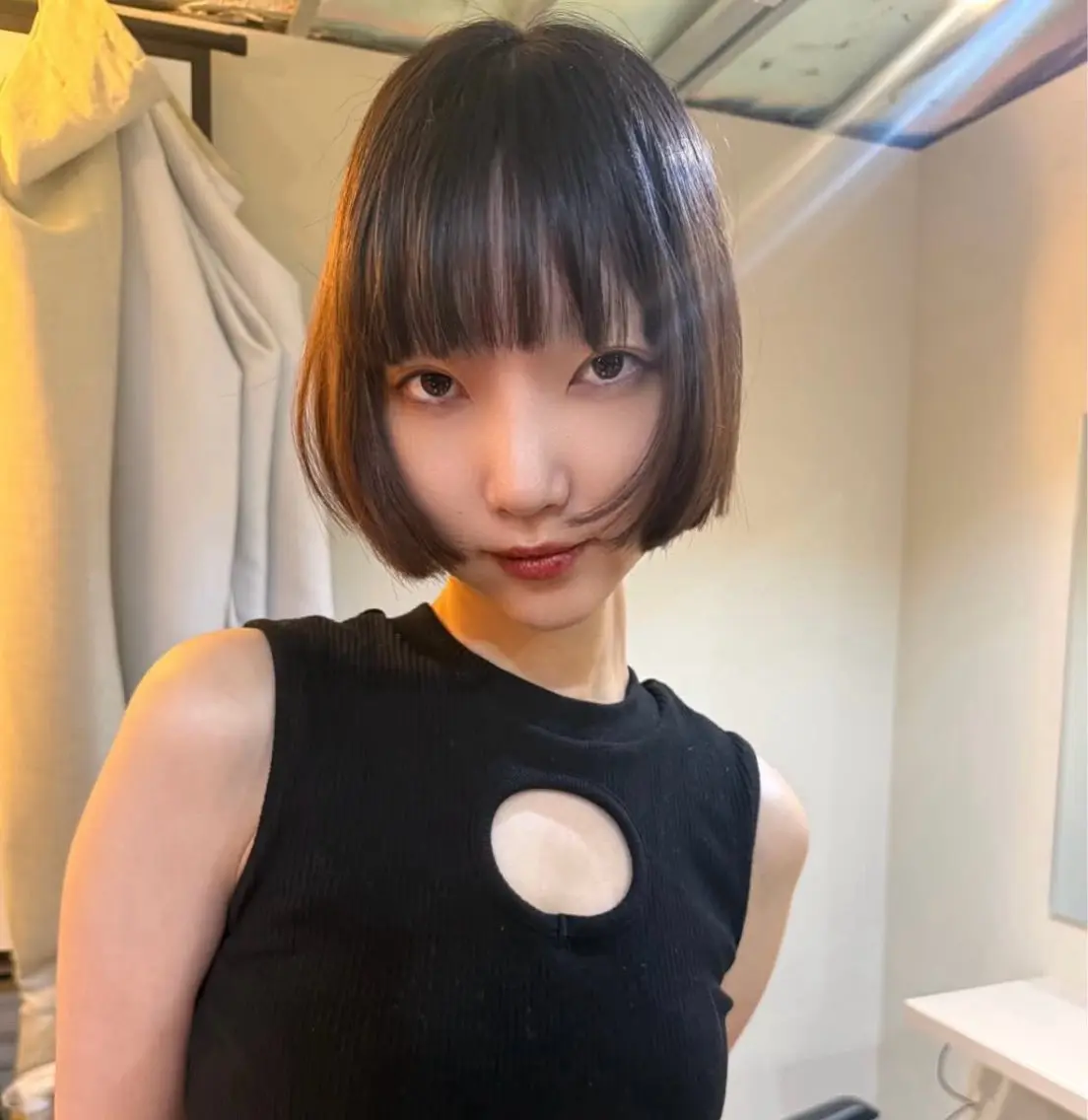 ミディアム ボブ カット ヘアカラー 林 コウセイ【三軒茶屋】のヘアスタイル