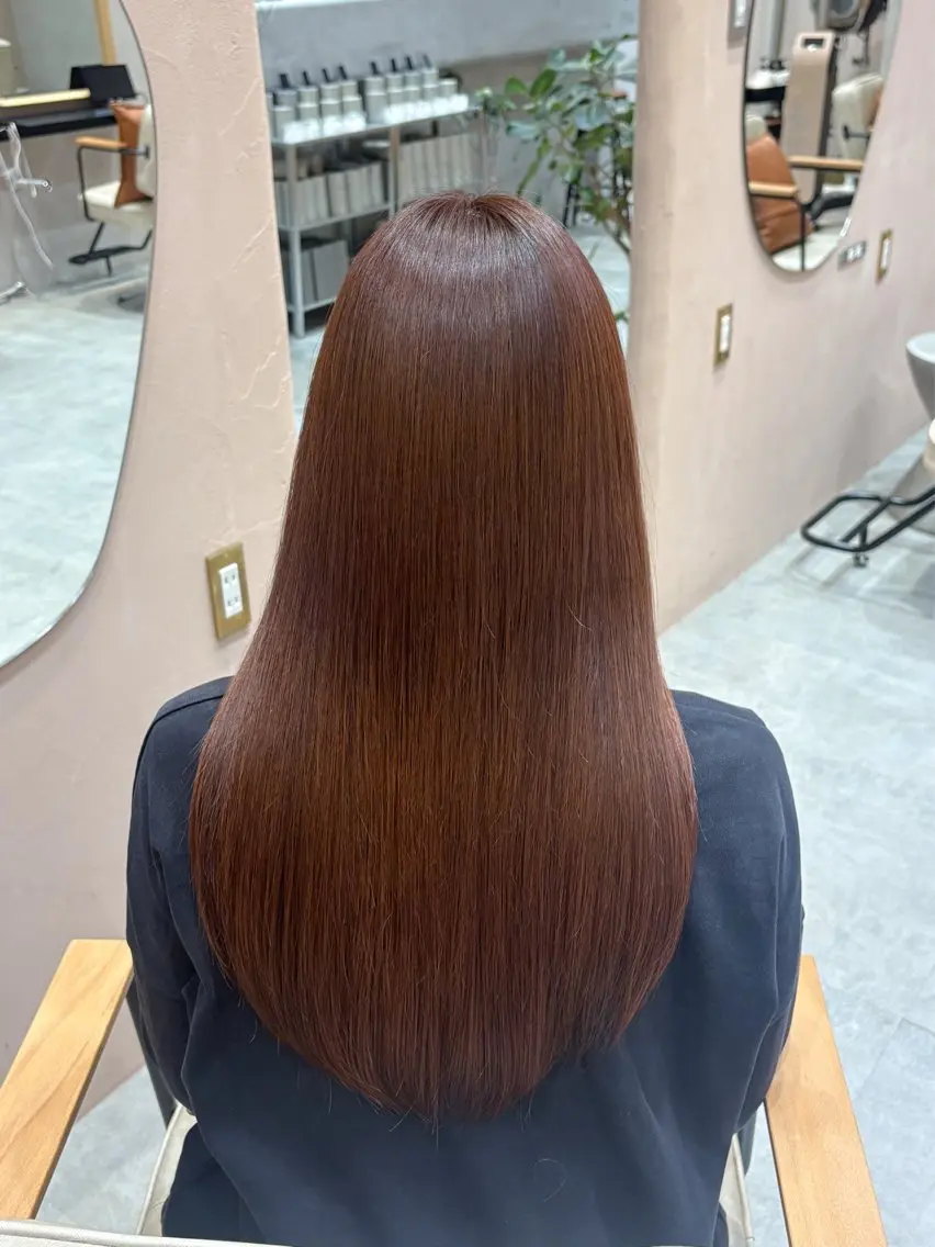 ロング カラー ヘアカラー トリートメント 🎀りこ/ 透明感カラー🫧🎀のヘアスタイル