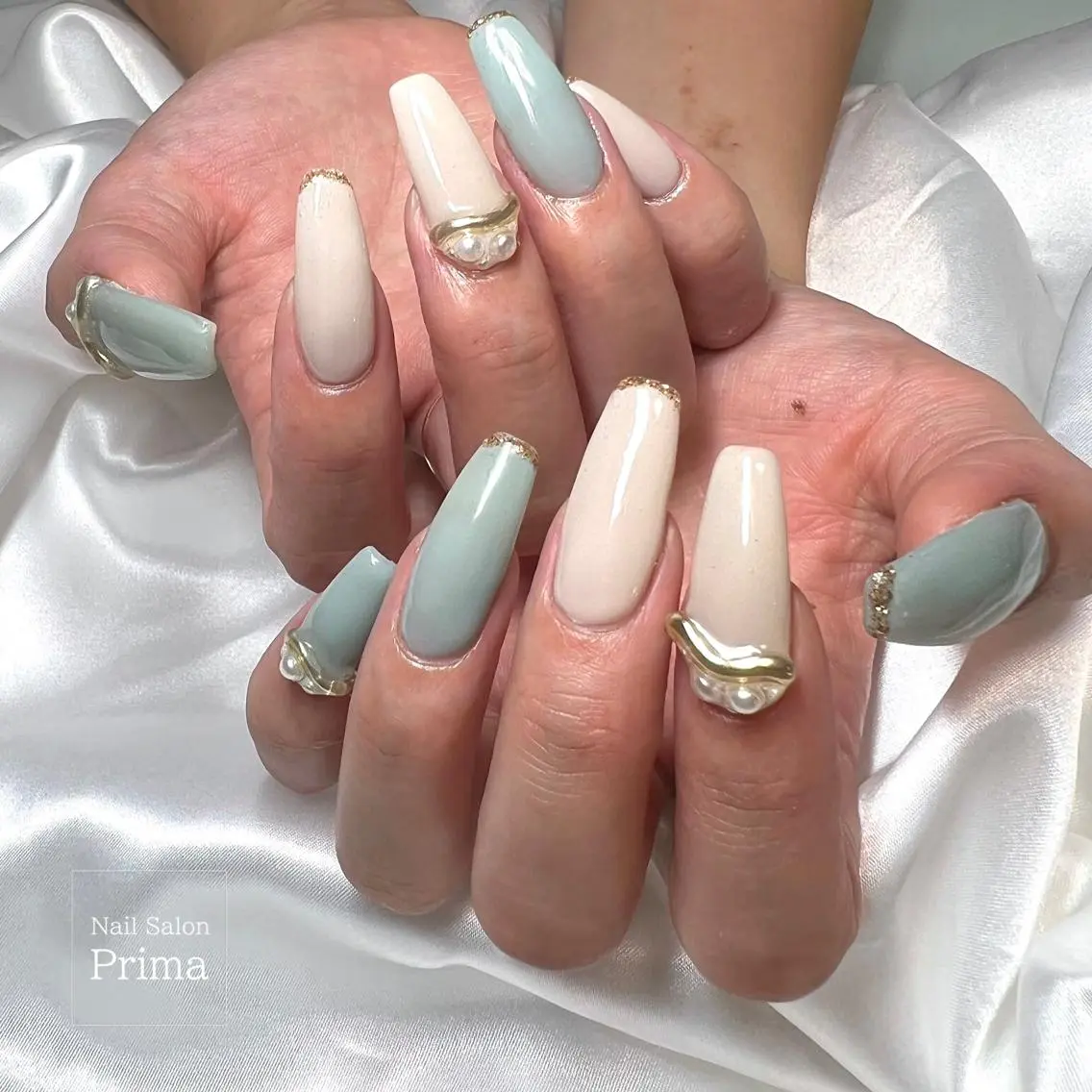 ロング ネイル SalonPrima 西院Nail&Eyeのネイルデザイン