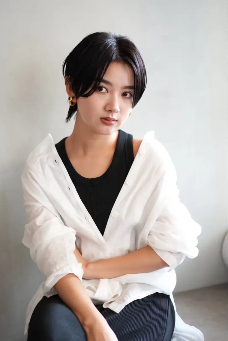 ショート カラー 加賀 千聖 /soigneのヘアスタイル
