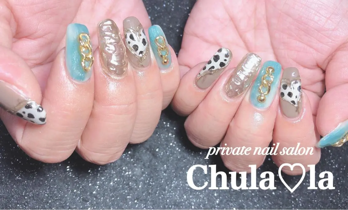 ネイル 持ち込み ハンドネイル Chula♡la 豊見城市高安のネイルデザイン