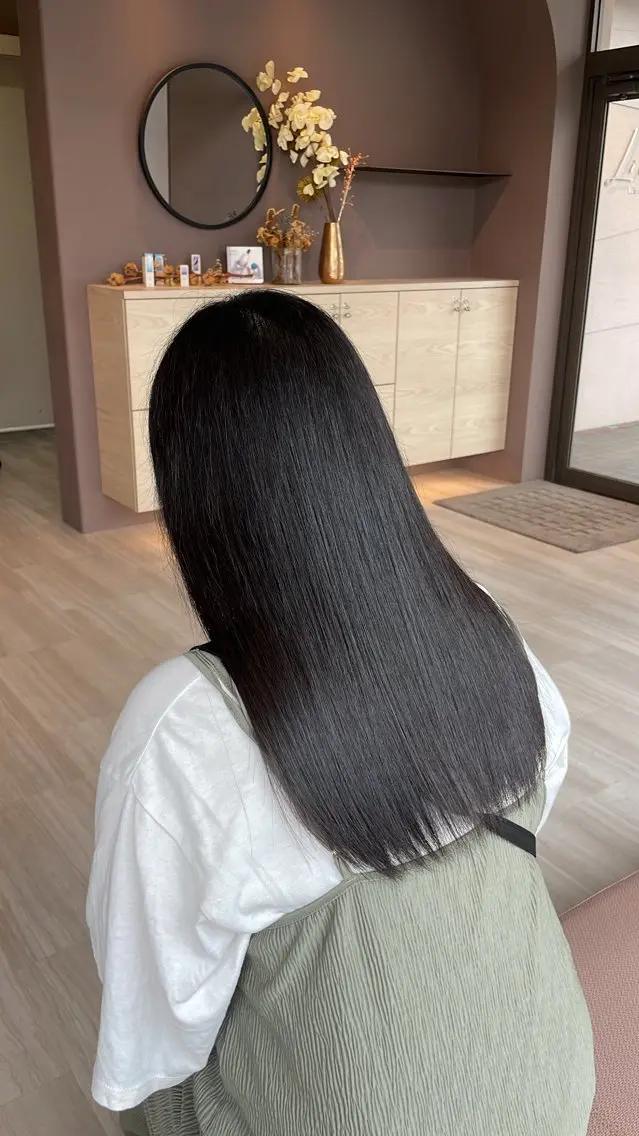 ロング カット 縮毛矯正 トリートメント 岐阜/各務原 スタイリスト🎀のヘアスタイル