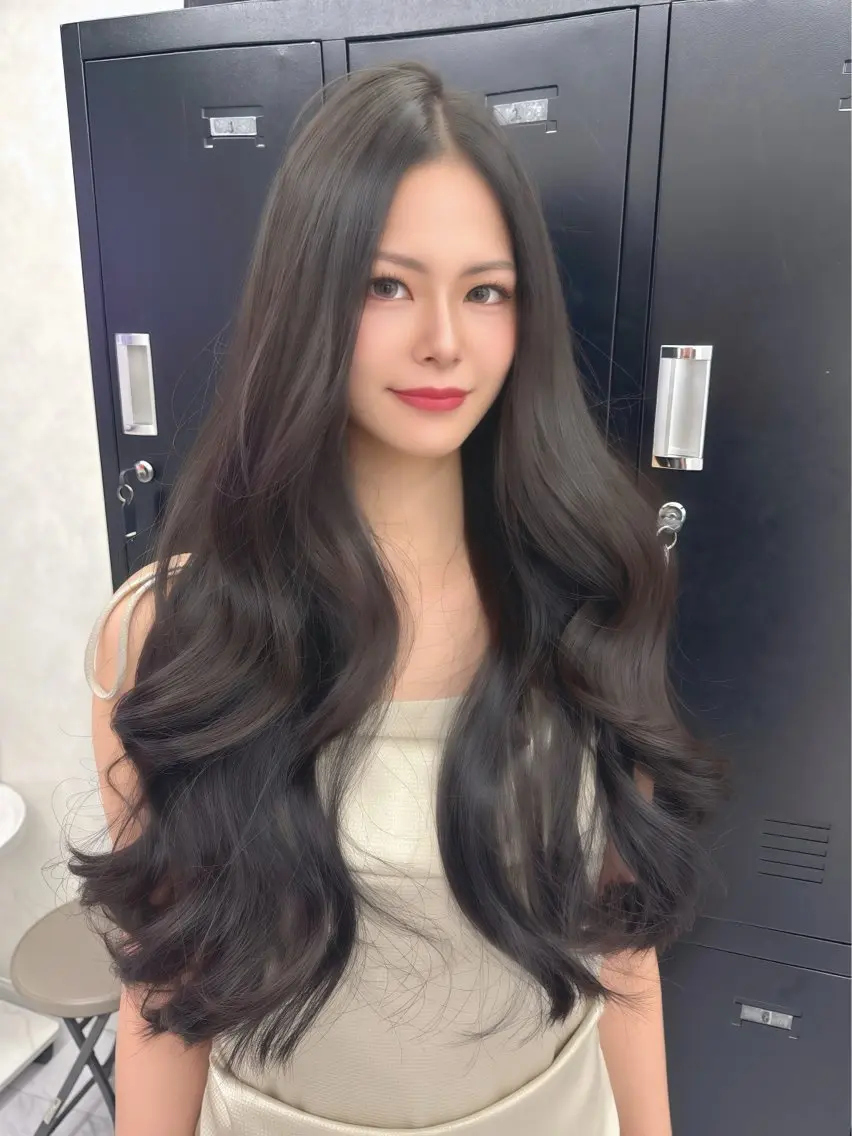 ロング カラー エクステ 🌈評価No.1🌈 艶髪カラー❌エクステのヘアスタイル