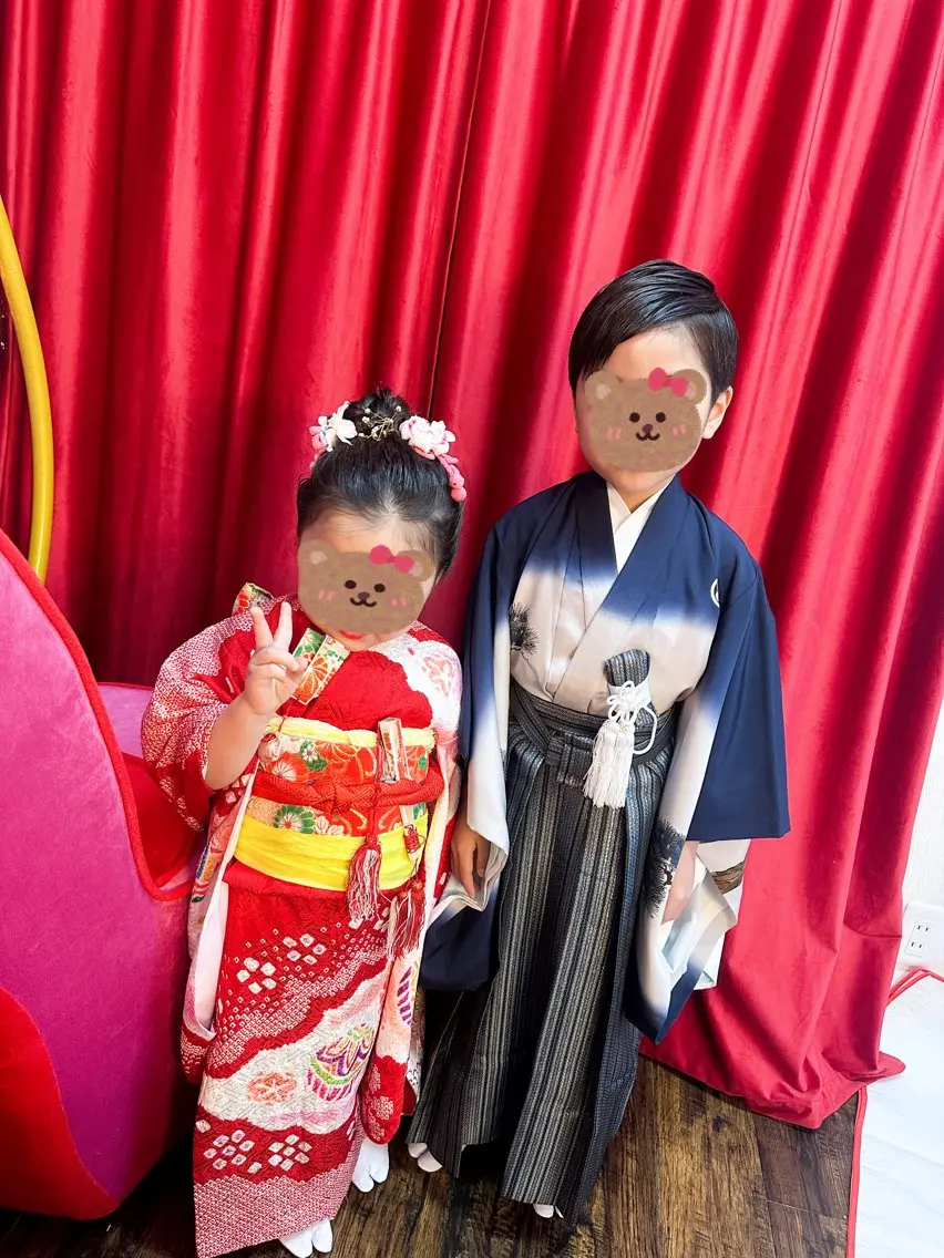 【🎏七五三5歳男の子ヘアセット&袴お着付け👦🏻】ヘアセット×お着付🌟お着物はご持参ください✨の写真