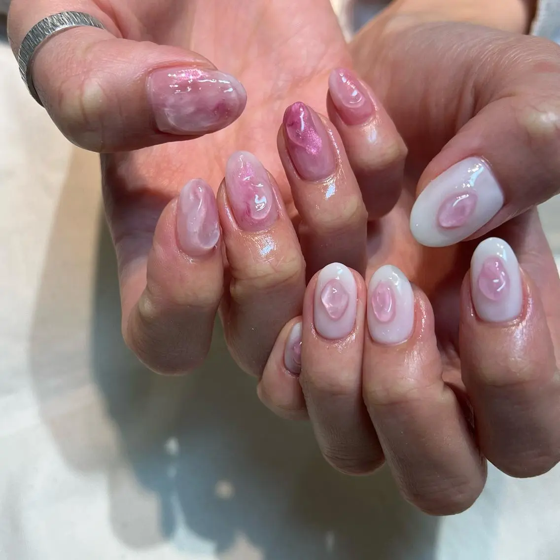 ネイル 持ち込み 鈴木 まゆのネイルデザイン