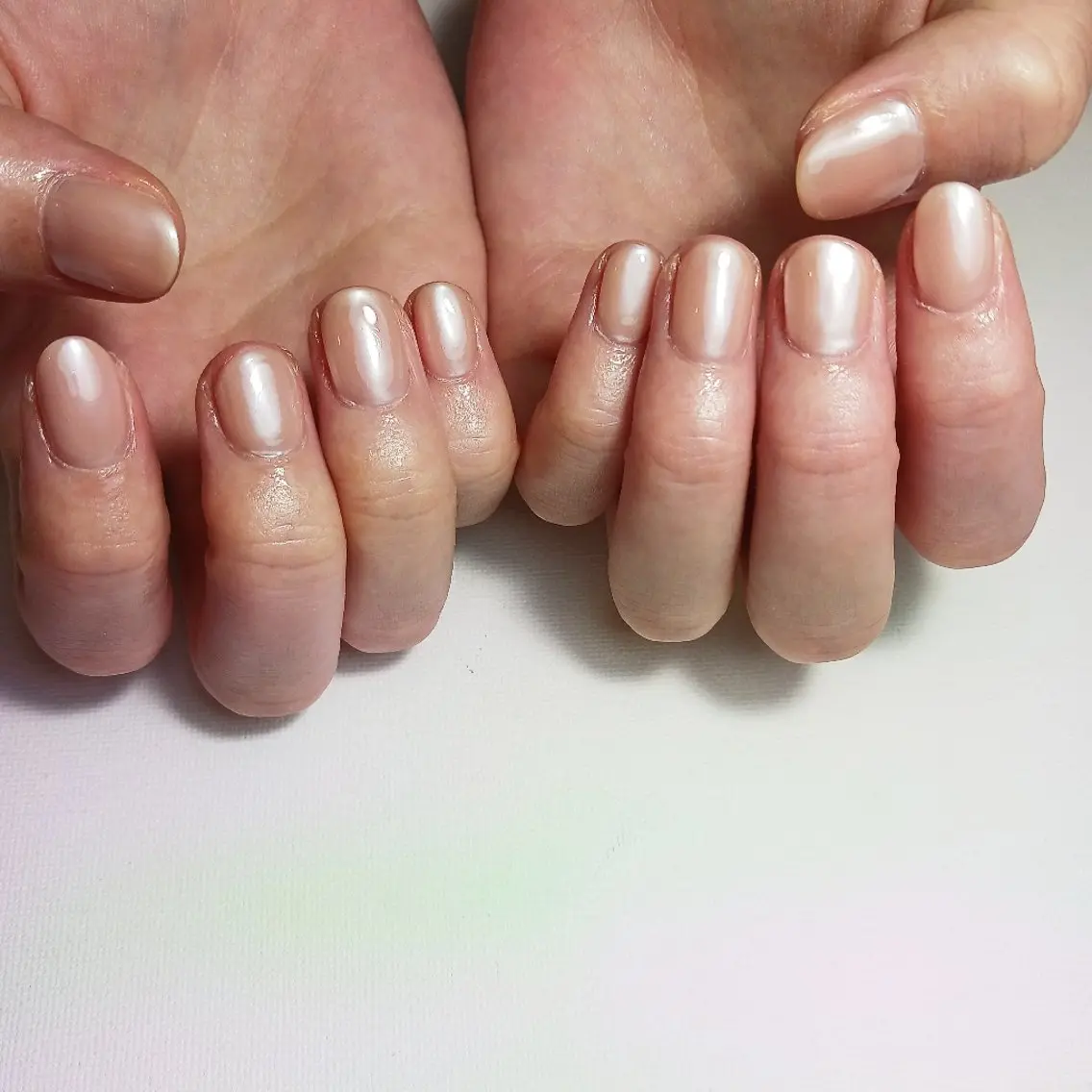 ネイル オーロラネイル ジェルネイル 持ち込み ショートネイル ハンドネイル owlnail /持込みデザイン専門のネイルデザイン