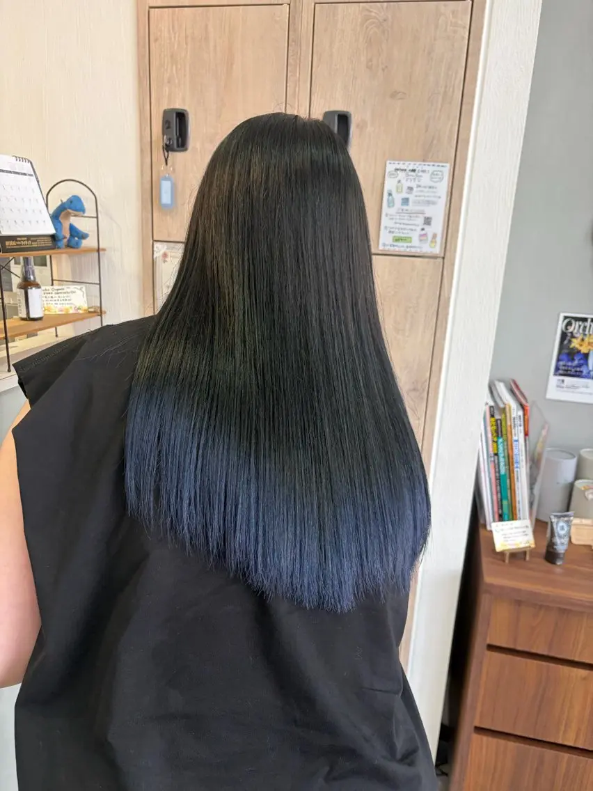ロング ヘアカラー ハイレート🤍🫧 池田のヘアスタイル
