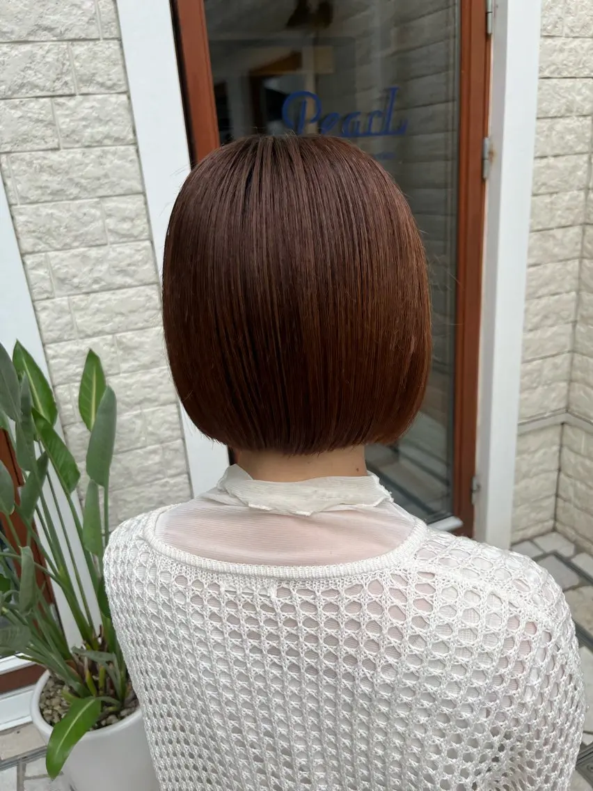 ショート ボブ カット 無料カットモデル‪✨ ✂️Nanami🌷のヘアスタイル