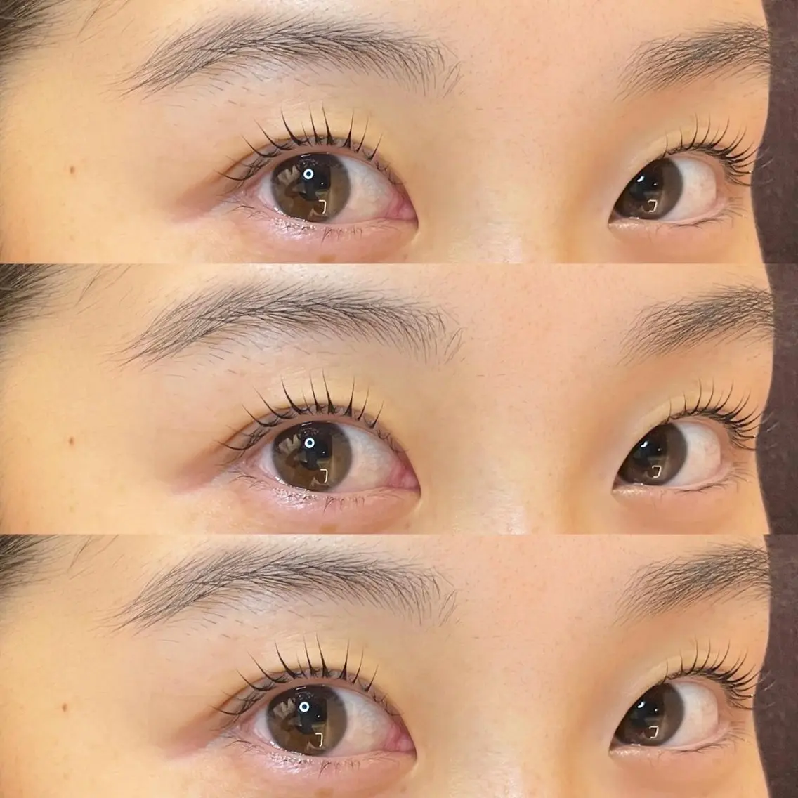 マツエク・マツパ ナチュラル パリジェンヌラッシュリフト まつげパーマ 一重×まつ毛パーマ 表参道eyelist KONOMIのマツエク・マツパデザイン