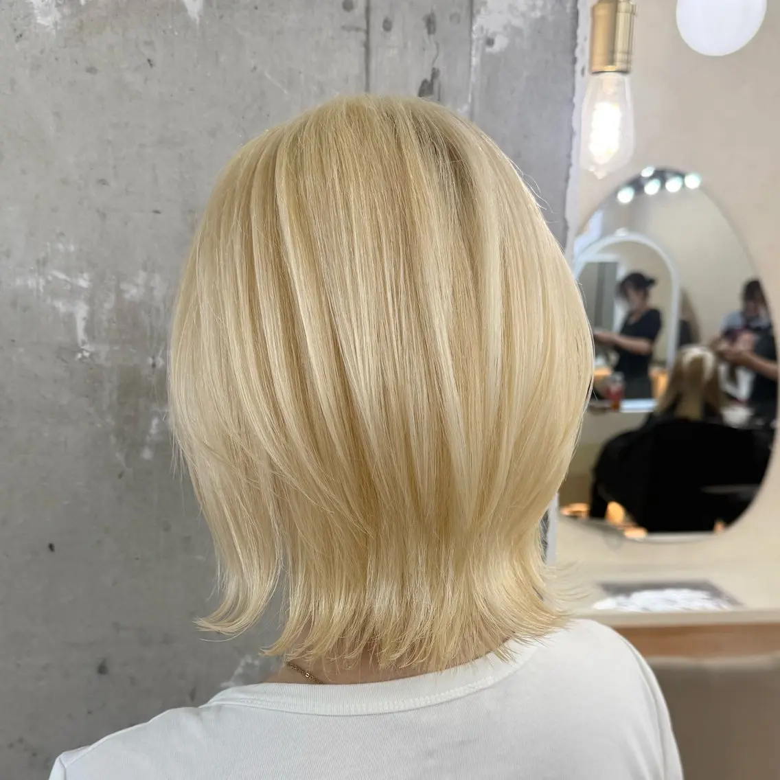 ミディアム カラー カット ヘアカラー トリートメント ヘッドスパ 女性支持率No.1ハ イトーン特化神田真志のヘアスタイル