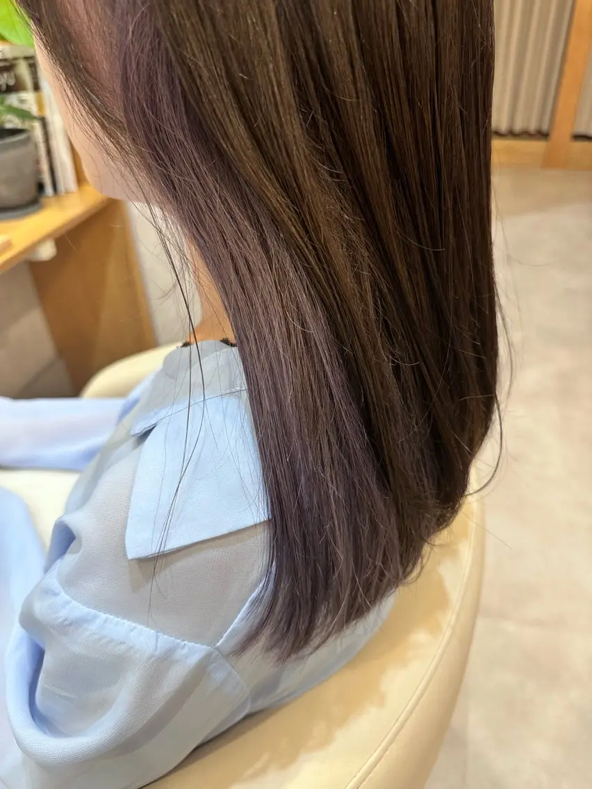 ロング カラー カット ヘアカラー トリートメント 高橋友里亜 /フリーランスのヘアスタイル