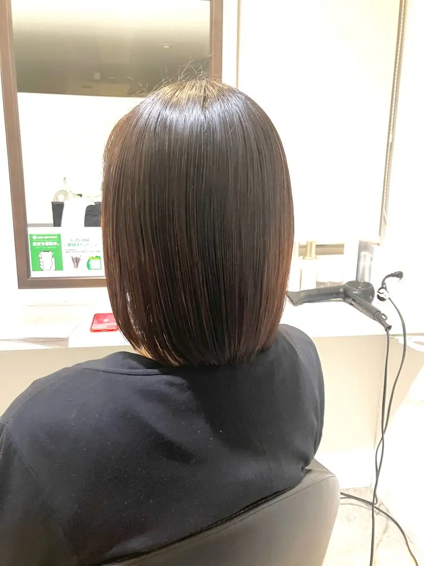 💎【前髪&顔周りストレート+カット】💎¥13,640→¥10,000 髪質改善の写真