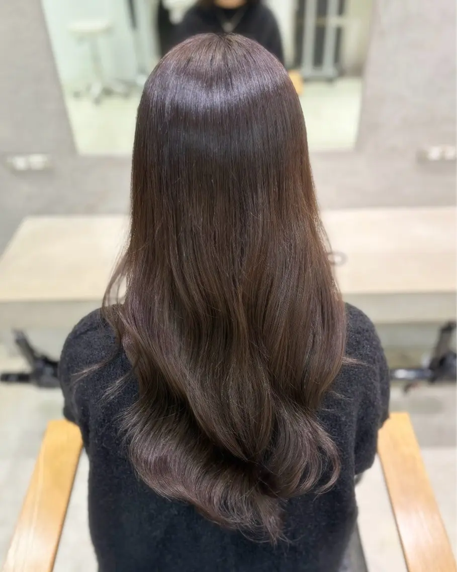カラー 透明感カラー グレージュ 🫧透明感/艶髪✨/ スズカのヘアスタイル