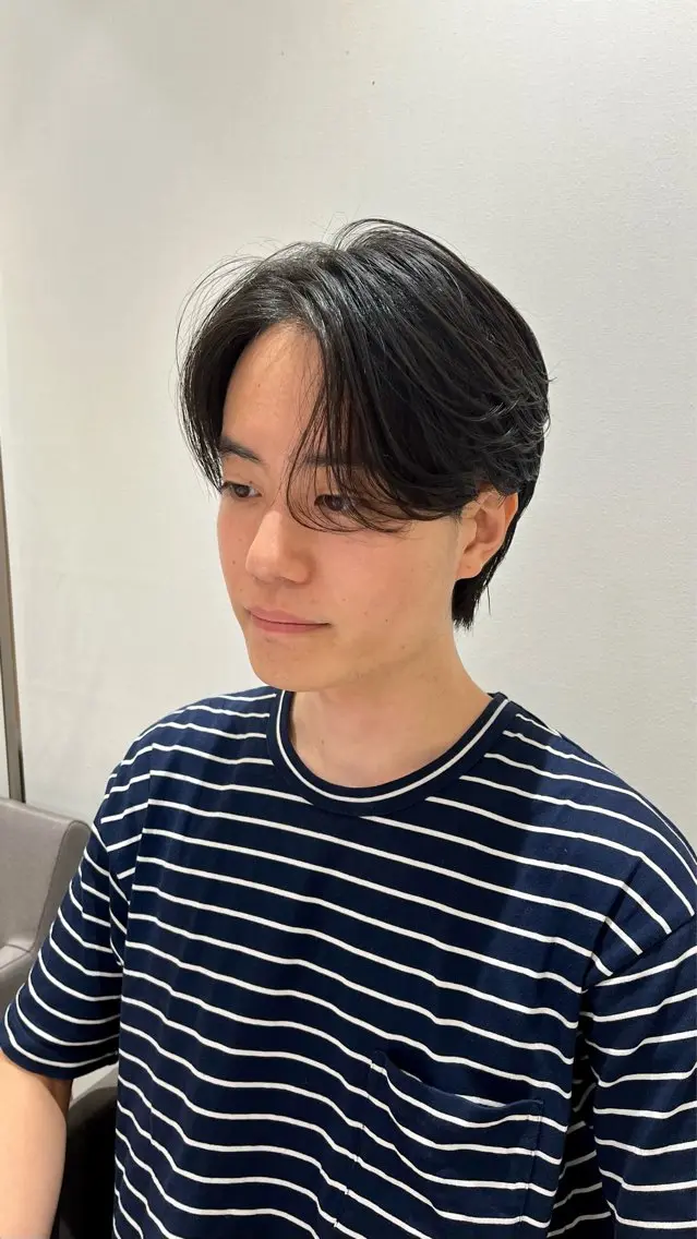 ミディアム パーマ メンズ 桜新町メンズ特化| ユウダイのヘアスタイル