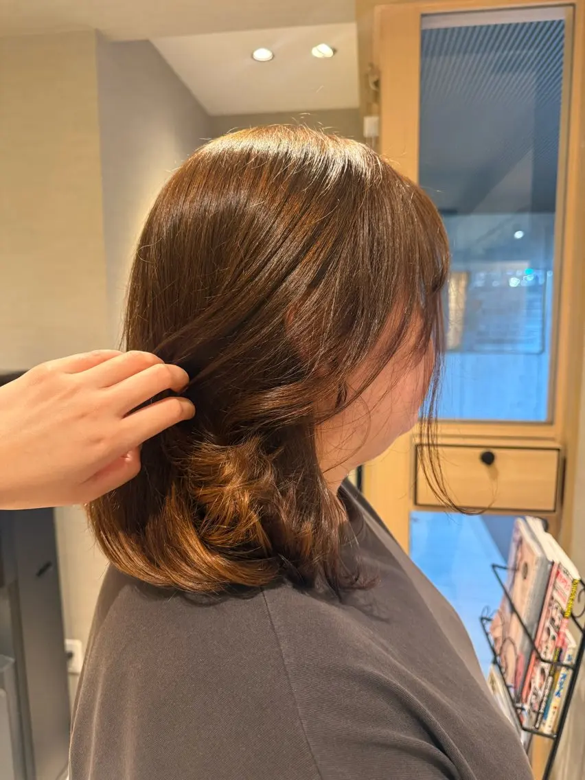 ミディアム ボブ カット トリートメント ヘッドスパ Rico 新栄のヘアスタイル