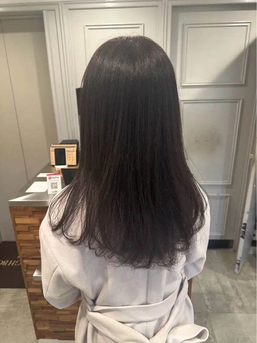 ロング カット 縮毛矯正 トリートメント 🪞ᩚ メイ 🪞ᩚのヘアスタイル