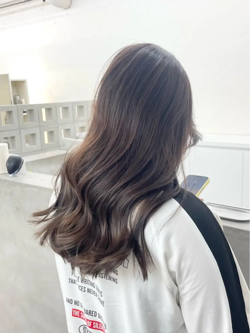 ロング カラー カット ヘアカラー トリートメント 🦋韓国系指名No1 店長/圓山 祐也🦋のヘアスタイル