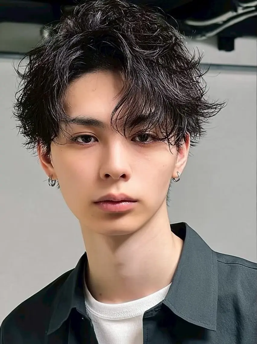 パーマ メンズ 神田 絢飛のヘアスタイル