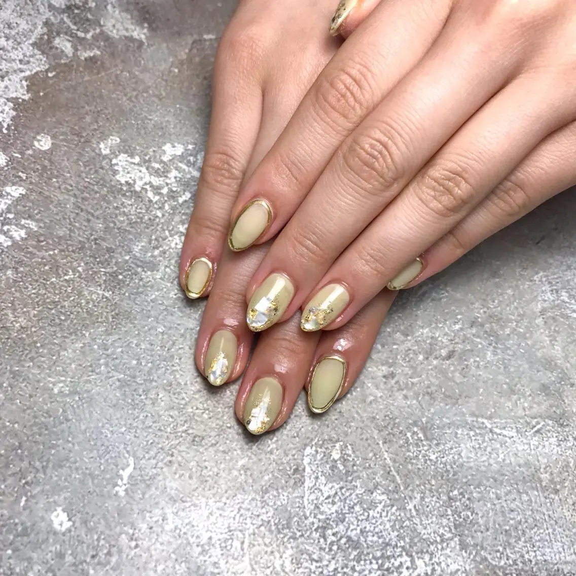 ネイル 長さ出し chai nail &  eye📍鶴橋のネイルデザイン