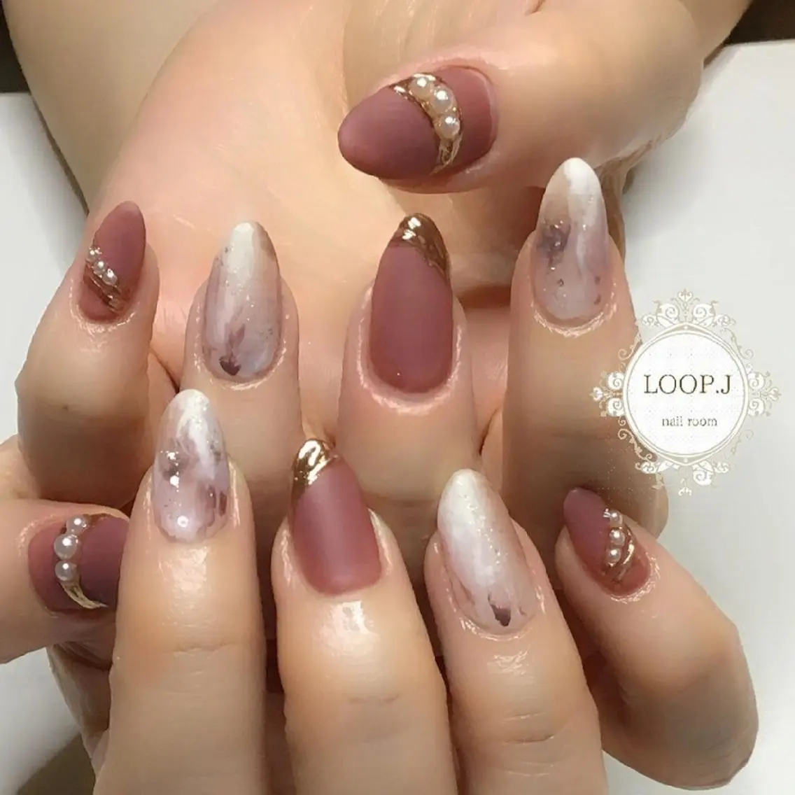 ネイル ハンドネイル おおくぼ めぐみのネイルデザイン