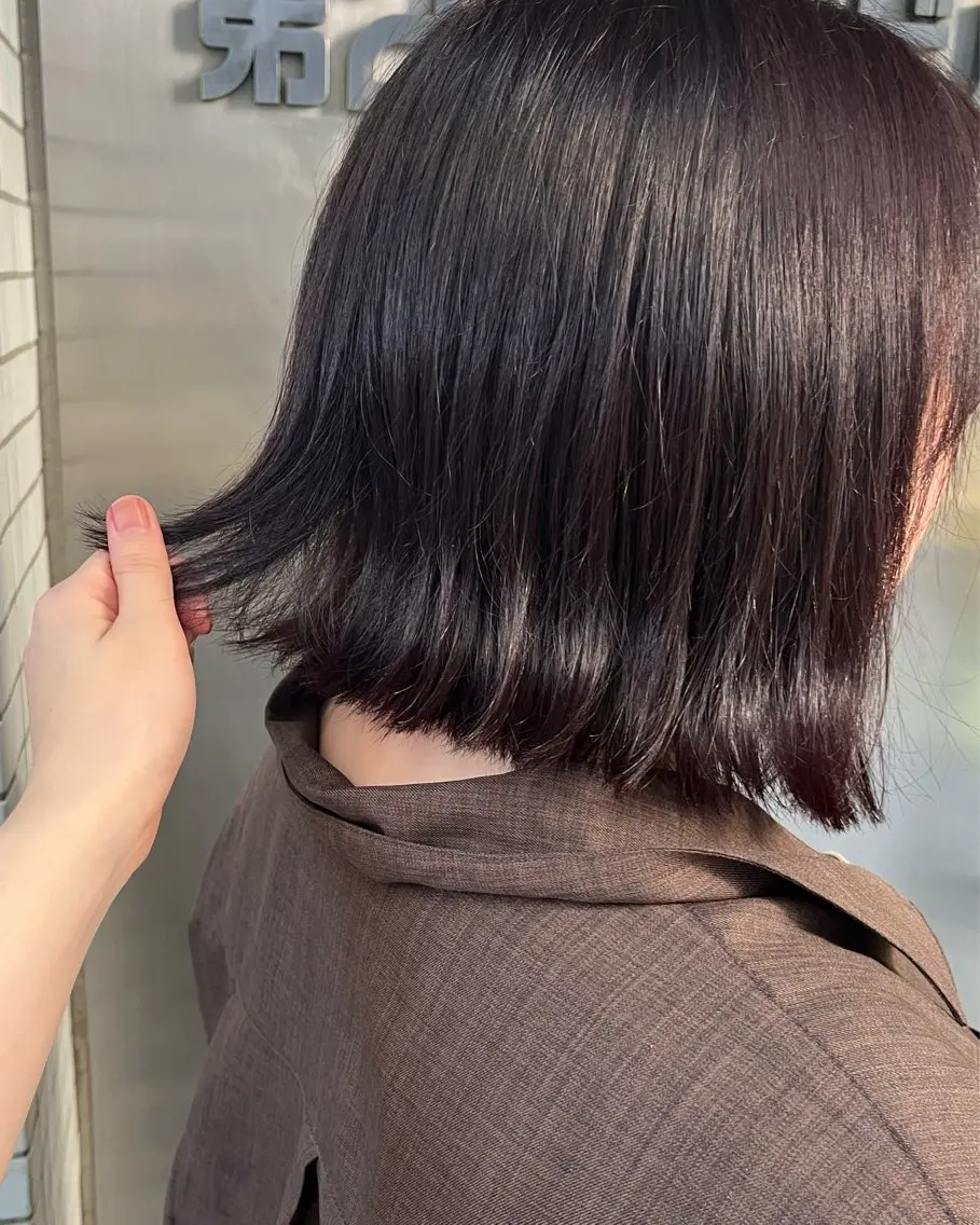 🧡前髪カット+ケアカラー+超音波3stepトリートメント🧡の写真