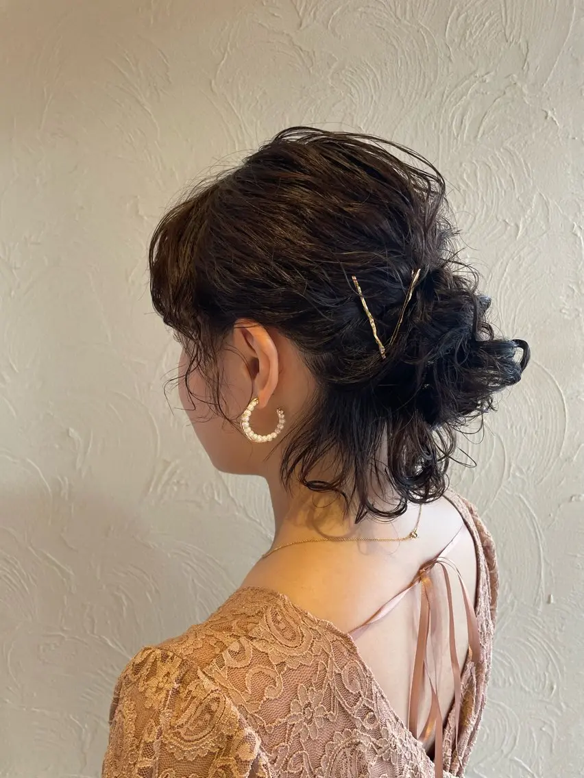 【ヘアセット】当日予約⭕️リクエスト予約OK🙆♀️✨※特殊セットは不可の写真