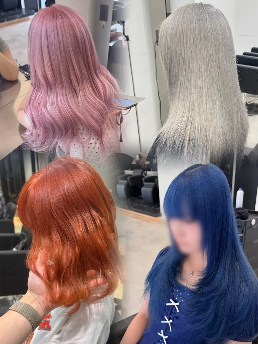 ロング カラー Lapis 福岡大名 AIのヘアスタイル