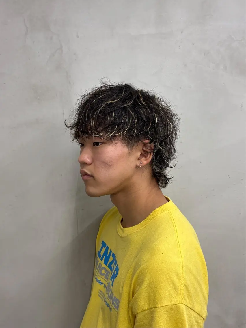 ミディアム メンズ カット ヘアカラー 渋谷/メンズショート モデル募集/HAJIのヘアスタイル