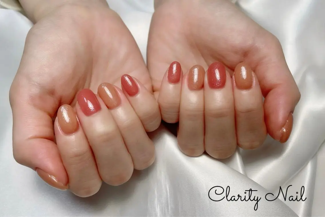 ネイル ワンカラーネイル ハンドネイル Clarity Nailのネイルデザイン
