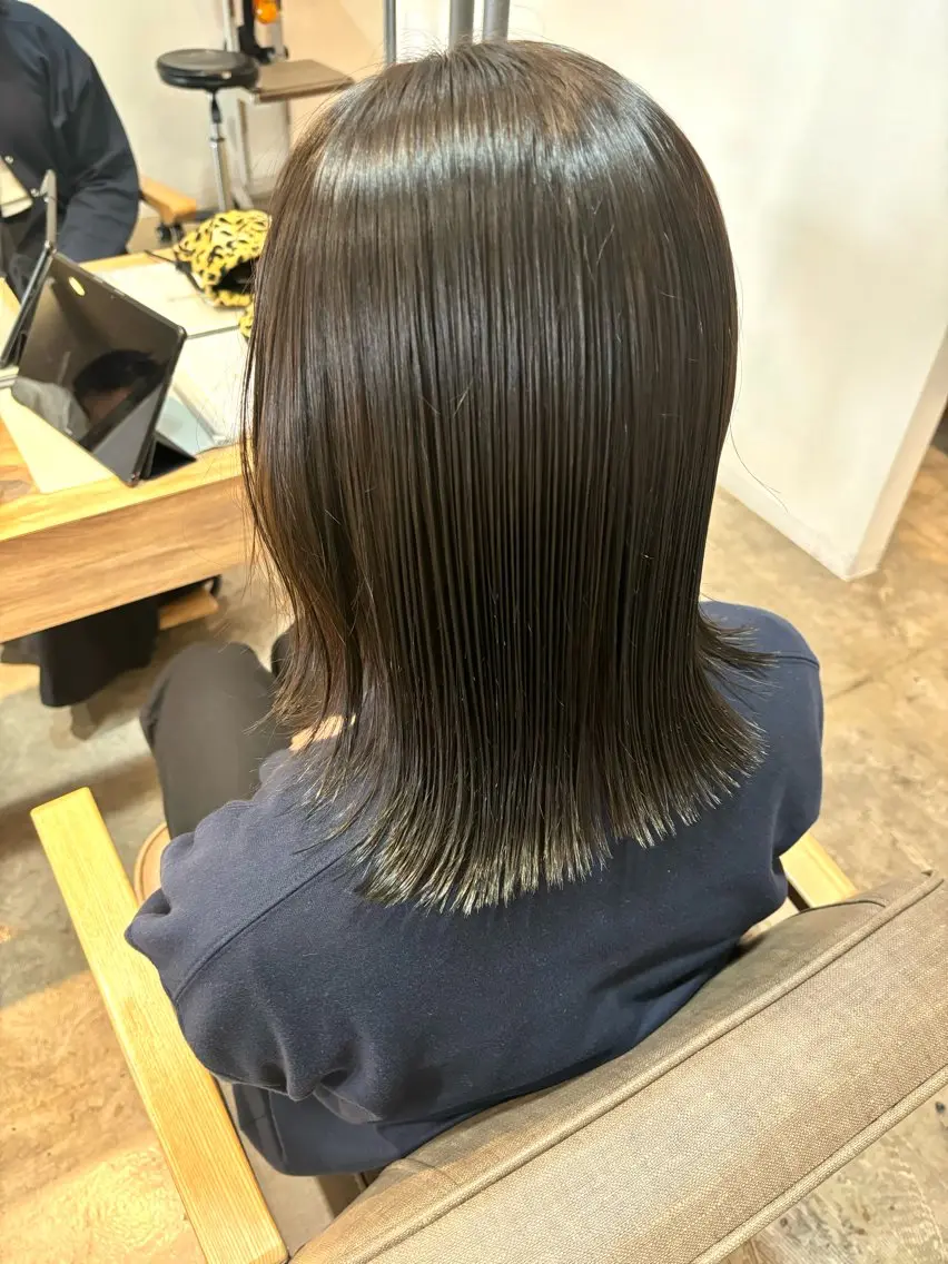 ミディアム ☁️RIKA☁️ @ri2_____bのヘアスタイル
