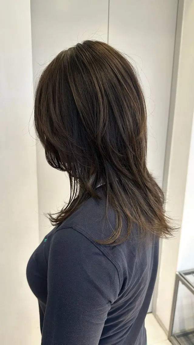 ミディアム ウルフカット カット 🔹KAIRIのヘアスタイル