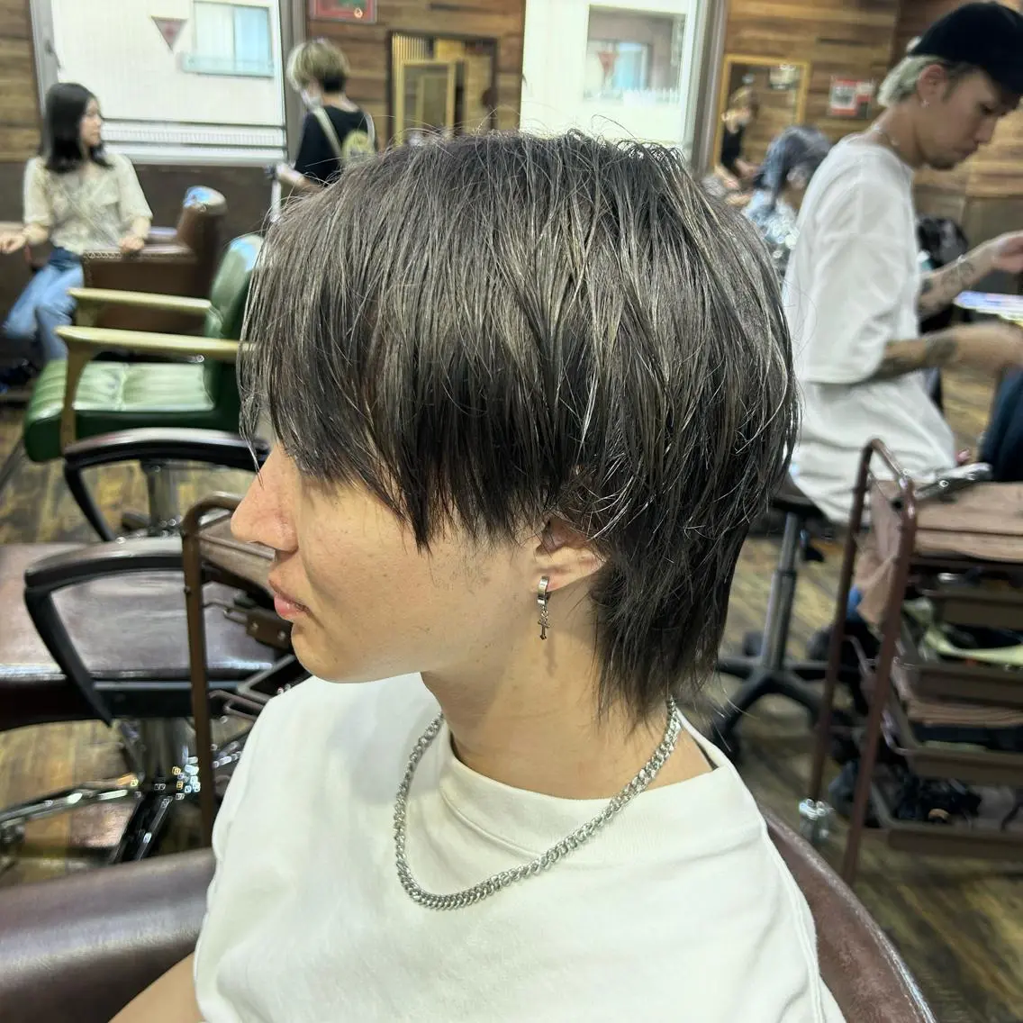 ショート カラー メンズ メンズブリーチ ブリーチ ツイスパ/メンズ特化 🦋𝑺𝑶𝑵𝑬のヘアスタイル
